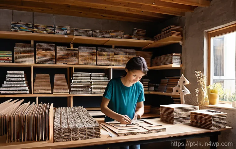에코크리에이션을 위한 재료 선택 가이드 - Prompt 1: The Paper & Cardboard Transformation Studio**